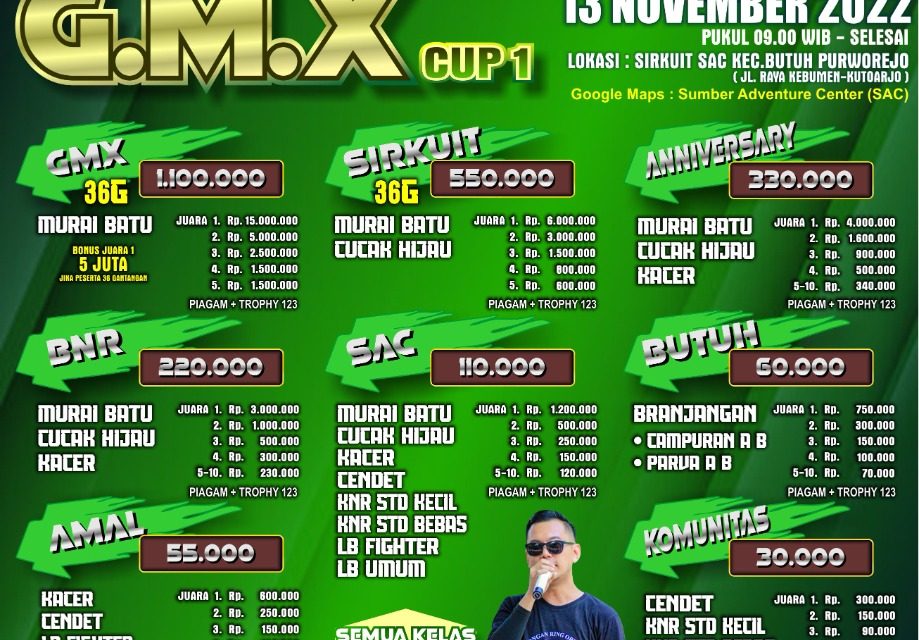 Brosur GMX Cup 1 Purworejo (22/09/2022)