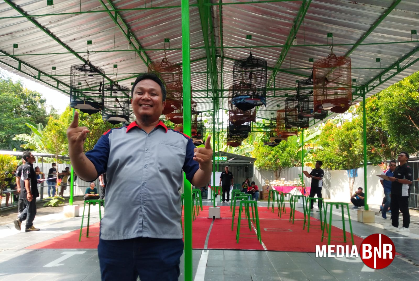 Sukma Titut (Ketua OBI Semarang) di arena ekslusive BnR Semarang