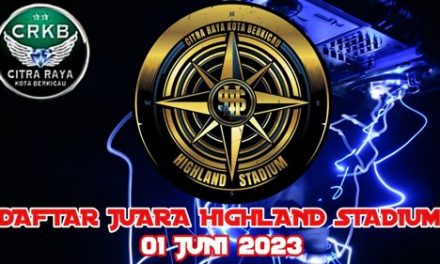 DAFTAR JUARA HARI LAHIR PANCASILA 2023 HIGHLAND STADIUM KAMIS 01 JUNI 2023 CITRA RAYA CIKUPA – TANGERANG