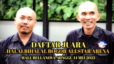 Daftar Juara Bogor All Star Edisi Halal Bi Halal