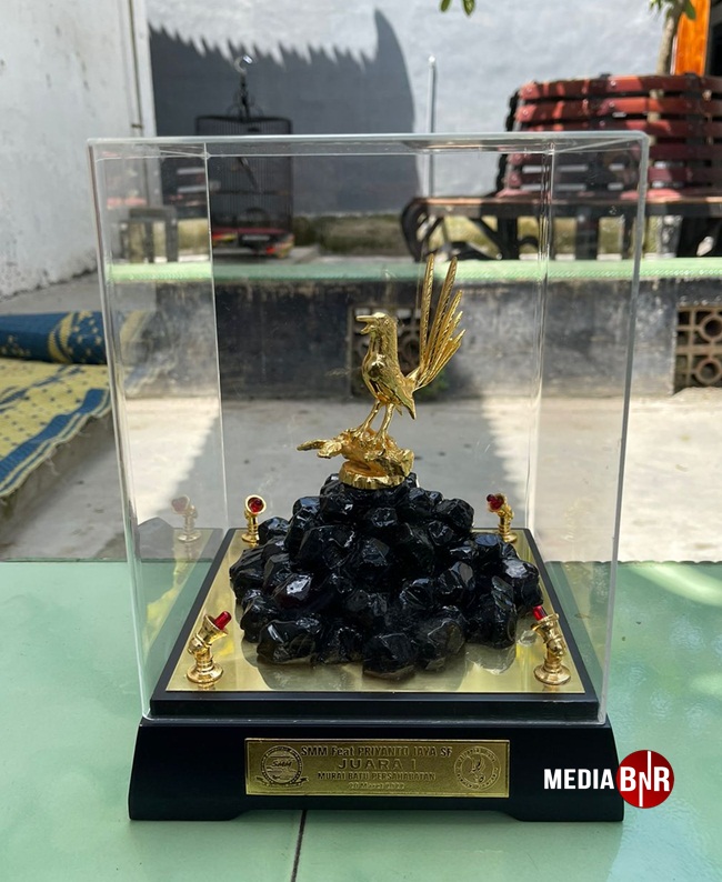 Tropy mewah SMM Juara 1 tiket 5,5 juta