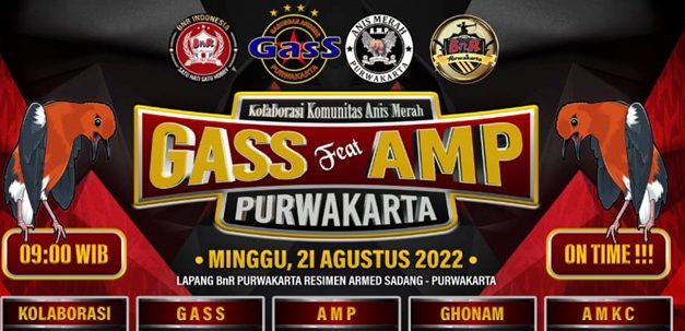 Bakal Luber ! Kolaborasi Komunitas Anis Merah “GASS feat AMP’, 21 Agustus 2022 !