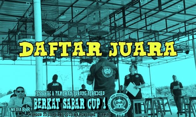 Daftar Juara Berkat Sabar Cup 1
