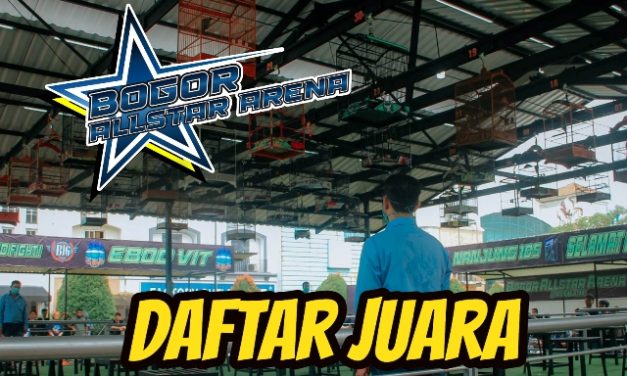Daftar Juara Bogor All Star Arena (02/10/2022)