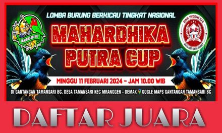 Daftar Juara Mahardhika Putra Cup Demak (11/02/2024)